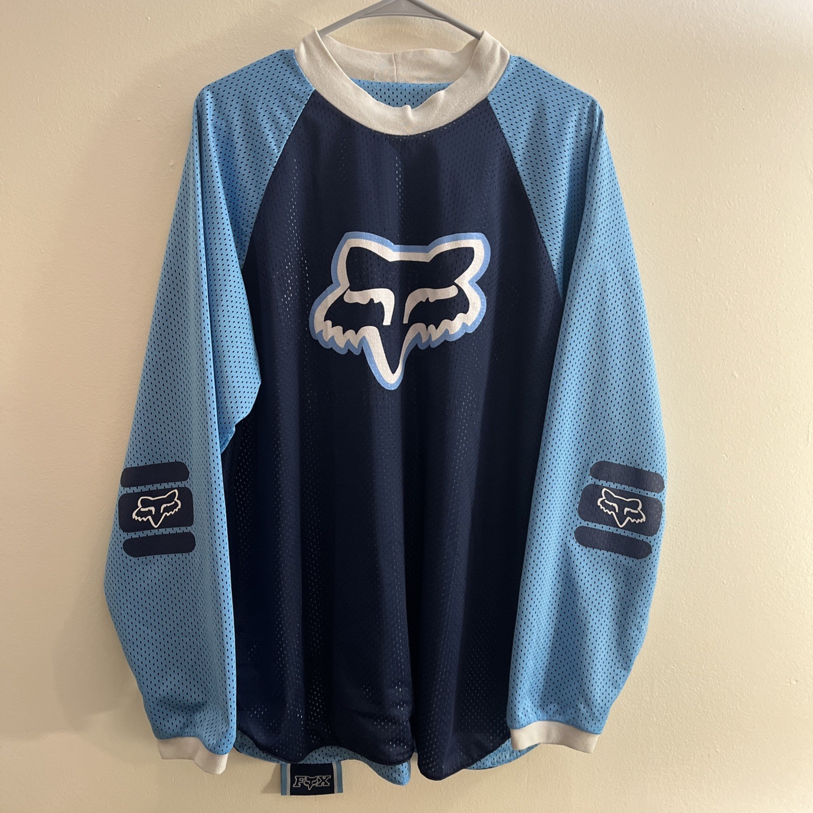 Vintage Fox Racing Advanced Technology Mesh Reversable Motorcross Jersey Large?