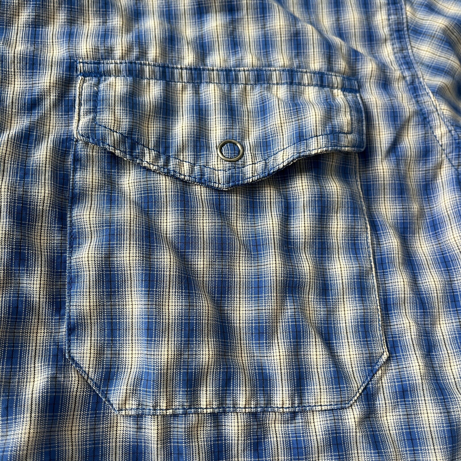 ZOIC Bike Short Sleeve Shirt Checked Size M Vented