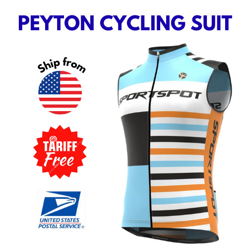 Carson Men Cycling Gilet Vest Stylish Sleeveless Bike Jersey | Gift for Brother