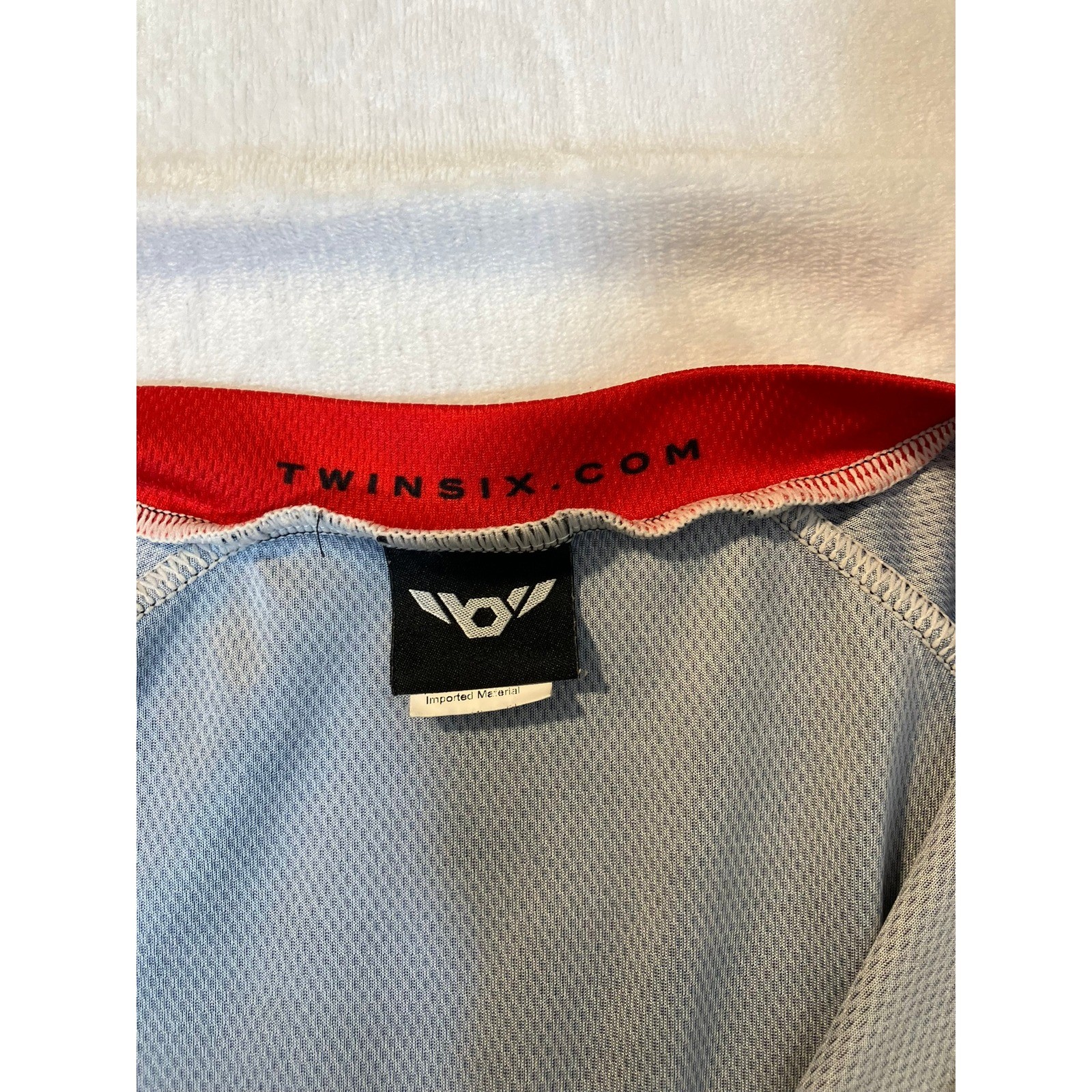 Twin Six Mens Small Cycling Jersey Black Red Striped Full Zip Pocket Bike Shirt