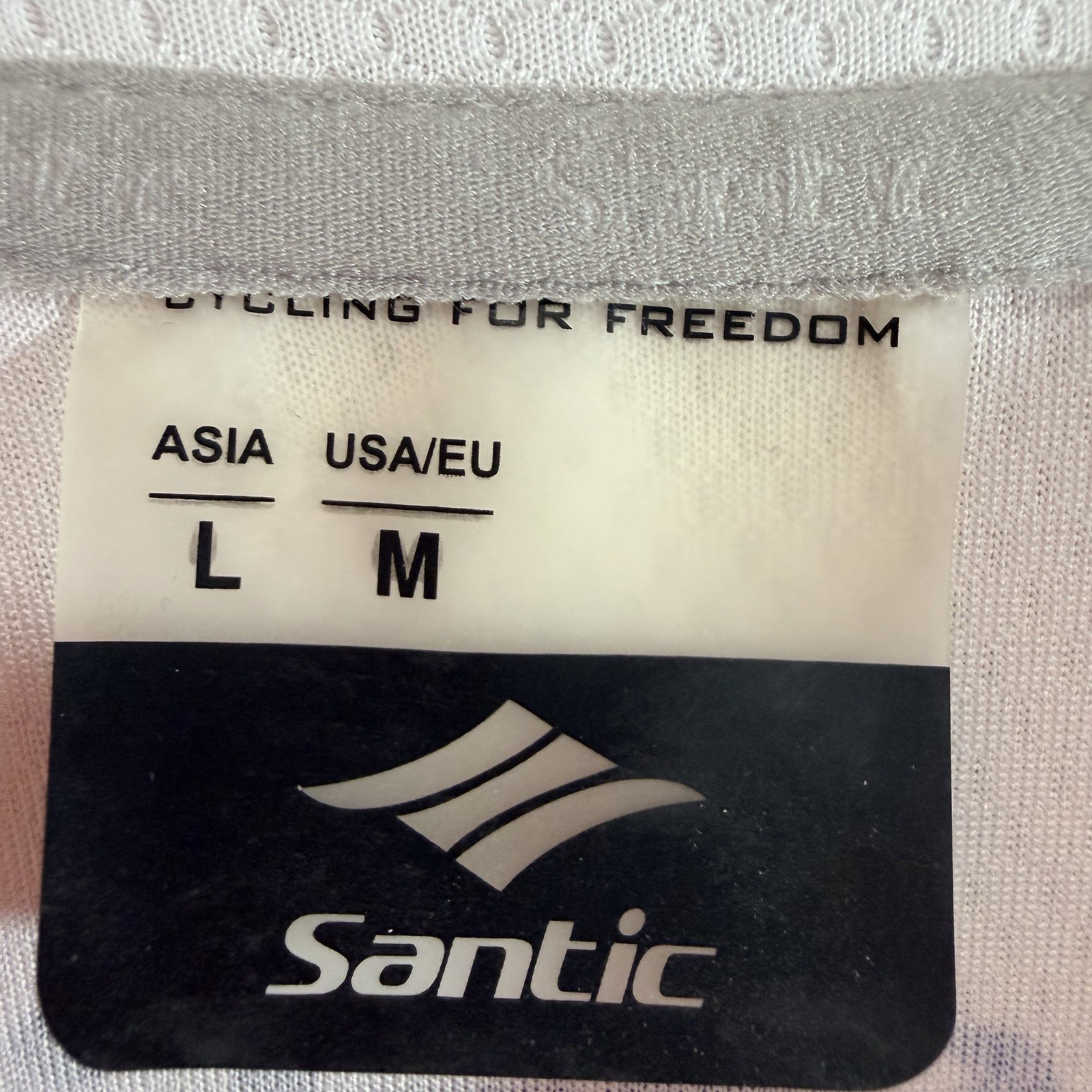 Santic Cycling Jersey Womens Med Pink Purple Floral Full Zip Pockets Top