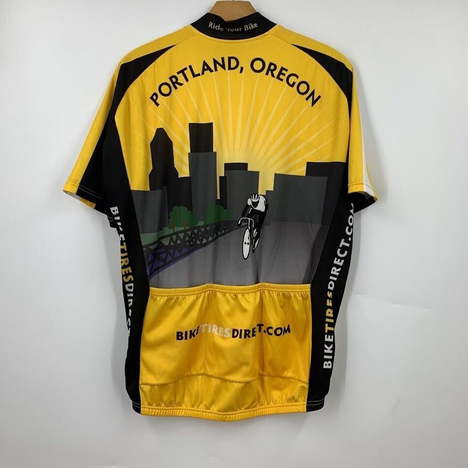 Louis Garneau Men’s 1/2 Zip Bike Tires Direct Short Sleeve Cycling Jersey Sz XL
