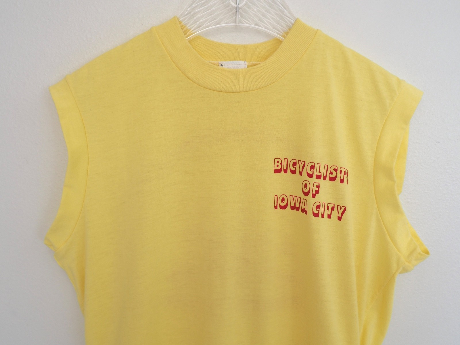 Vintage Cycling Jersey 50-50 T-Shirt Bike Club Bicyclists Iowa City Made in USA