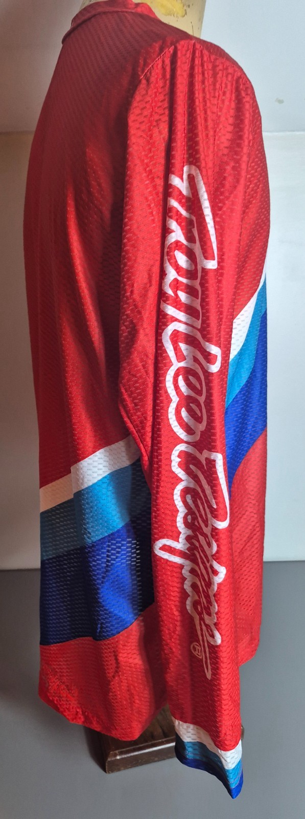 Troy Lee Designs Mens Mesh Long Sleeve Jersey Medium Red White Blue