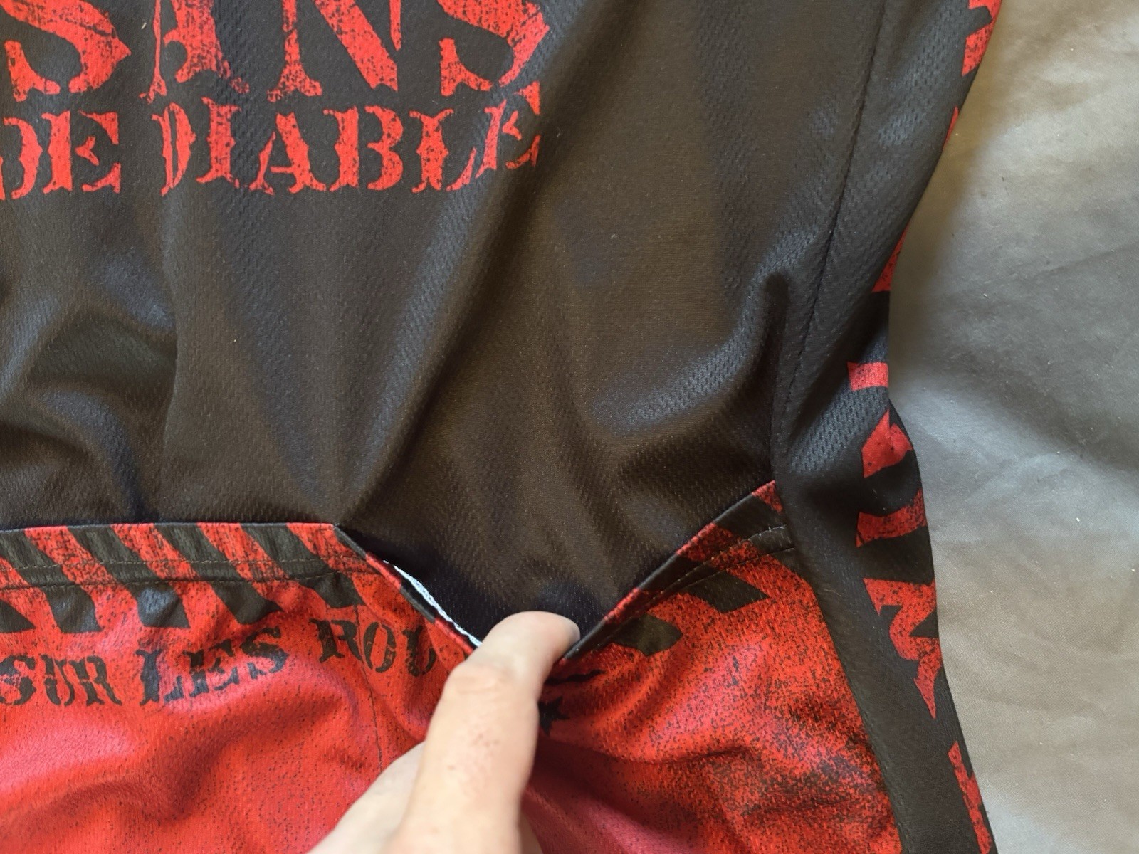 Vintage Twin Six Cycling Jersey Size 2XL Black Red 90s USA Tour De Diable