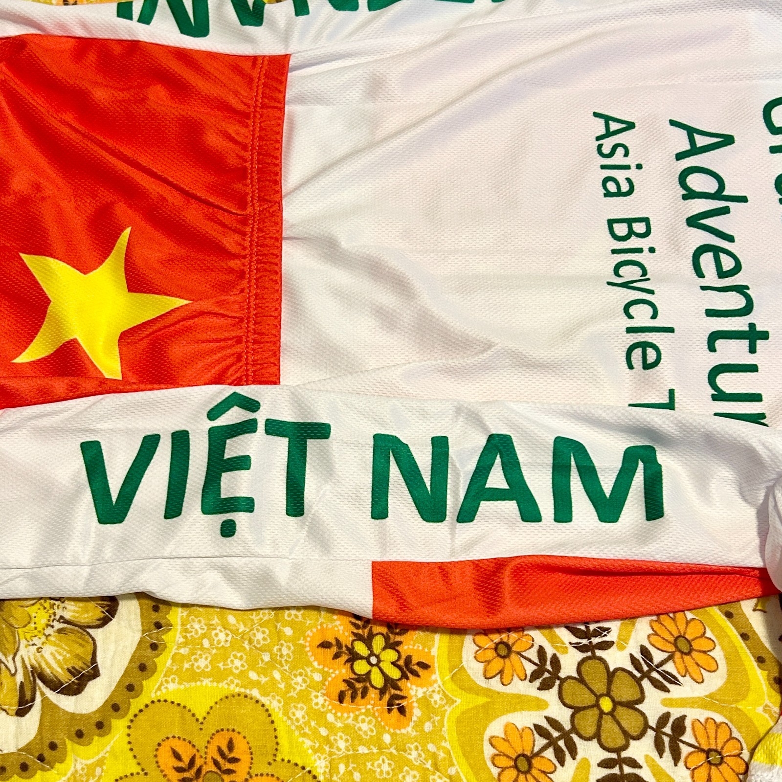 Cycling Shirt Vietnam Grasshopper White Bike Athletic Mens XS