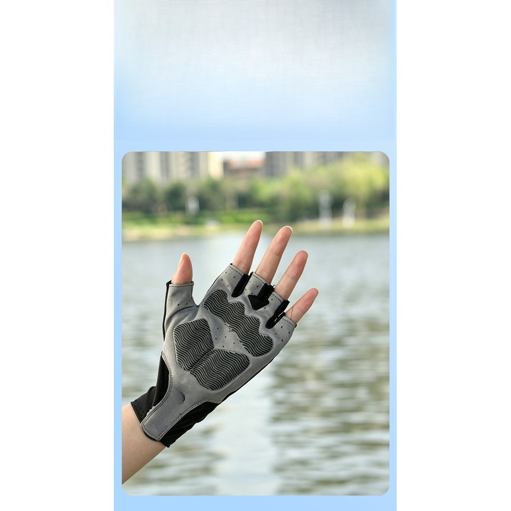 Debris Prevention For Summer Cycling Cycling Gloves Reinforced Palm Padding
