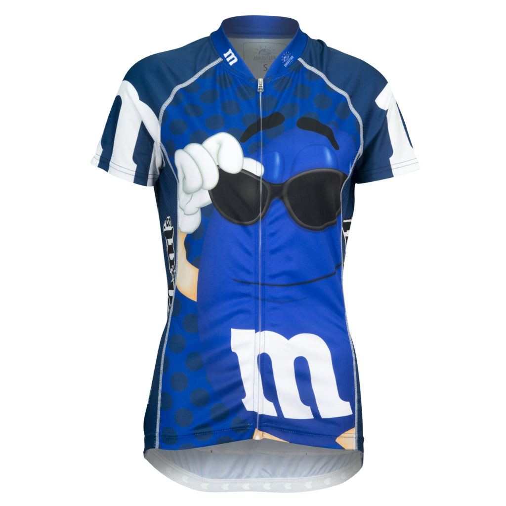 M&M’s Signature Women’s Cycling Jersey – Blue – Small – 50% OFF!