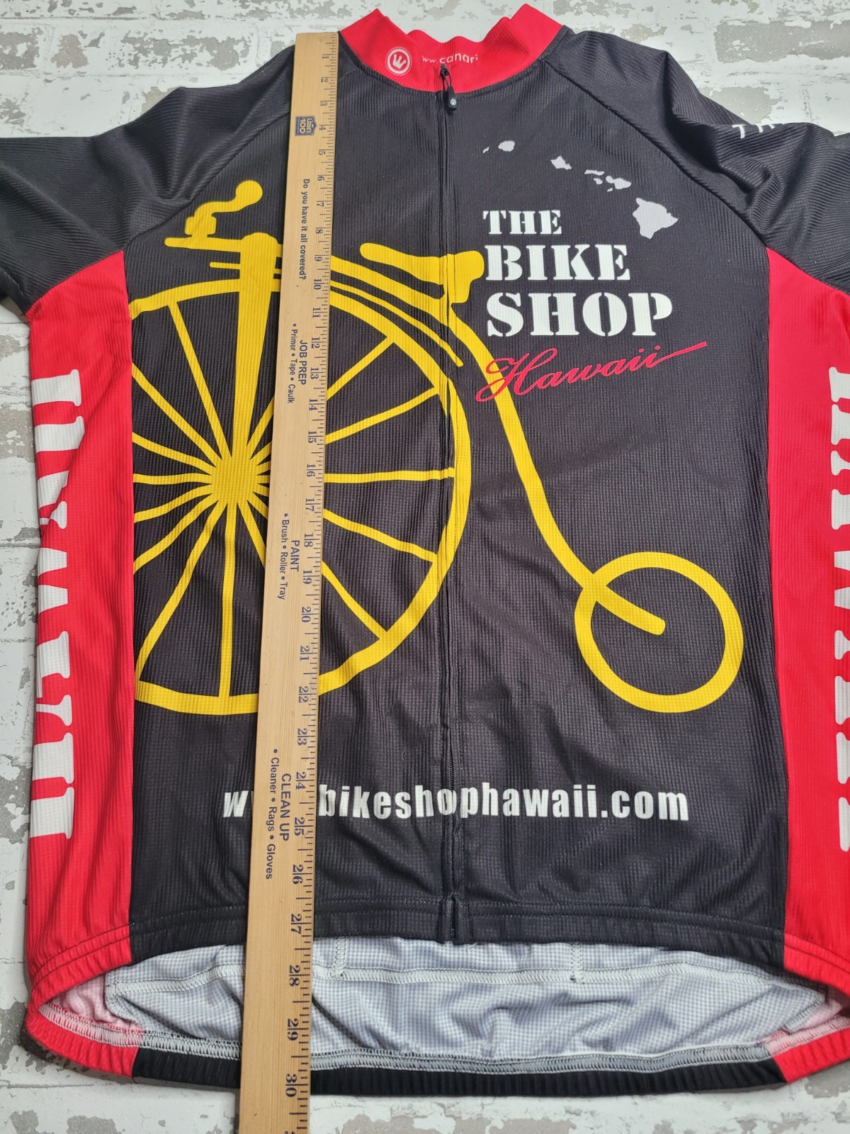 Canari Cycling Jersey The Bike Shop Hawaii Men’s XL Short Sleeve
