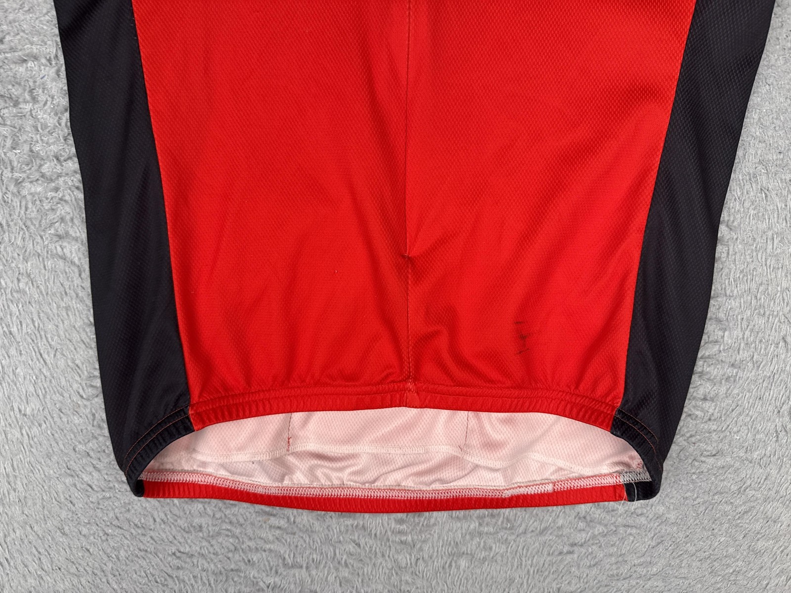Voler Ulcer 100 21st Annual Cycling Jersey Mens Large Red 1/4 Zip Pockets BBTC