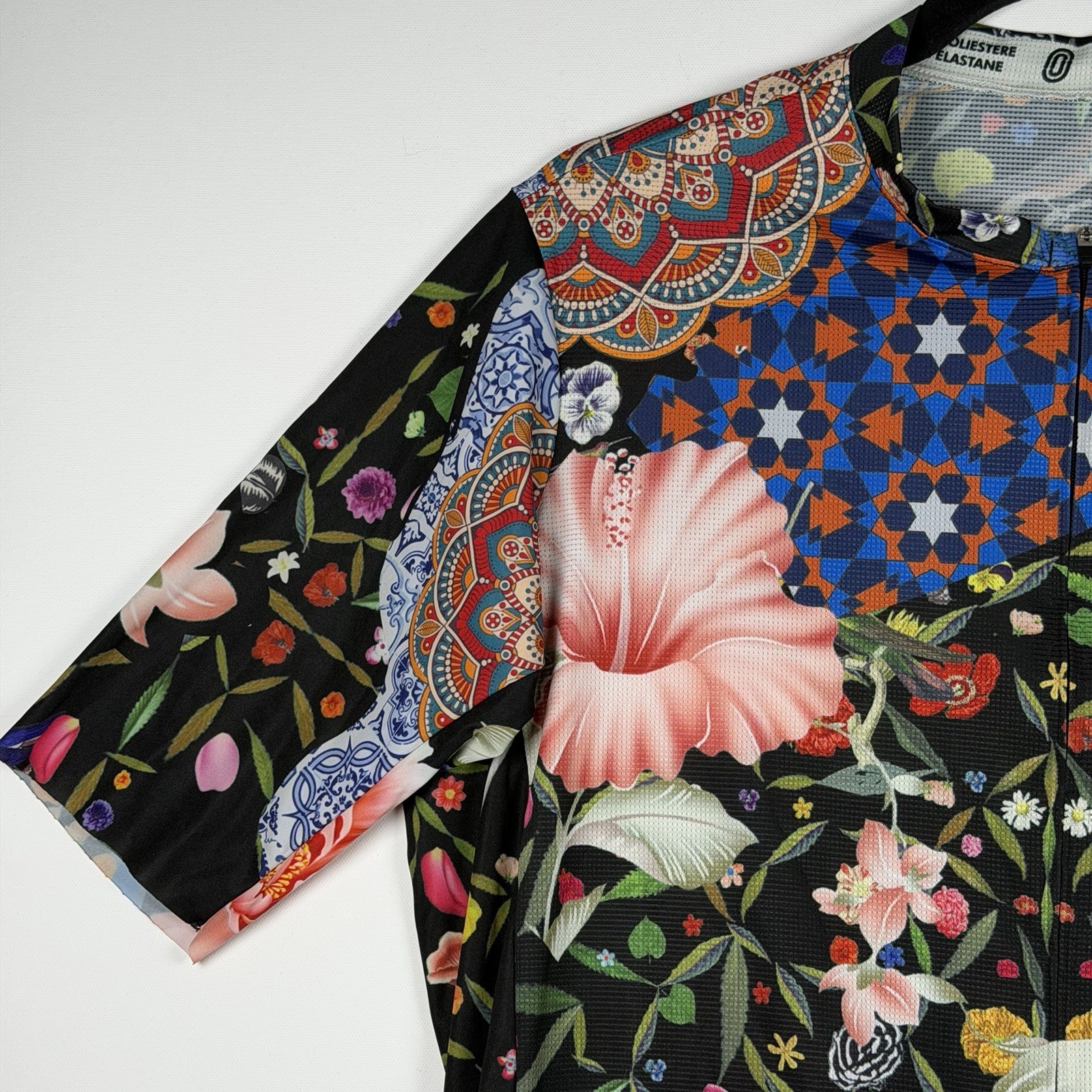 Ostroy Men Omloop Cycling Jersey 2XL Made Italy Trvelogue Floral Pattern Match