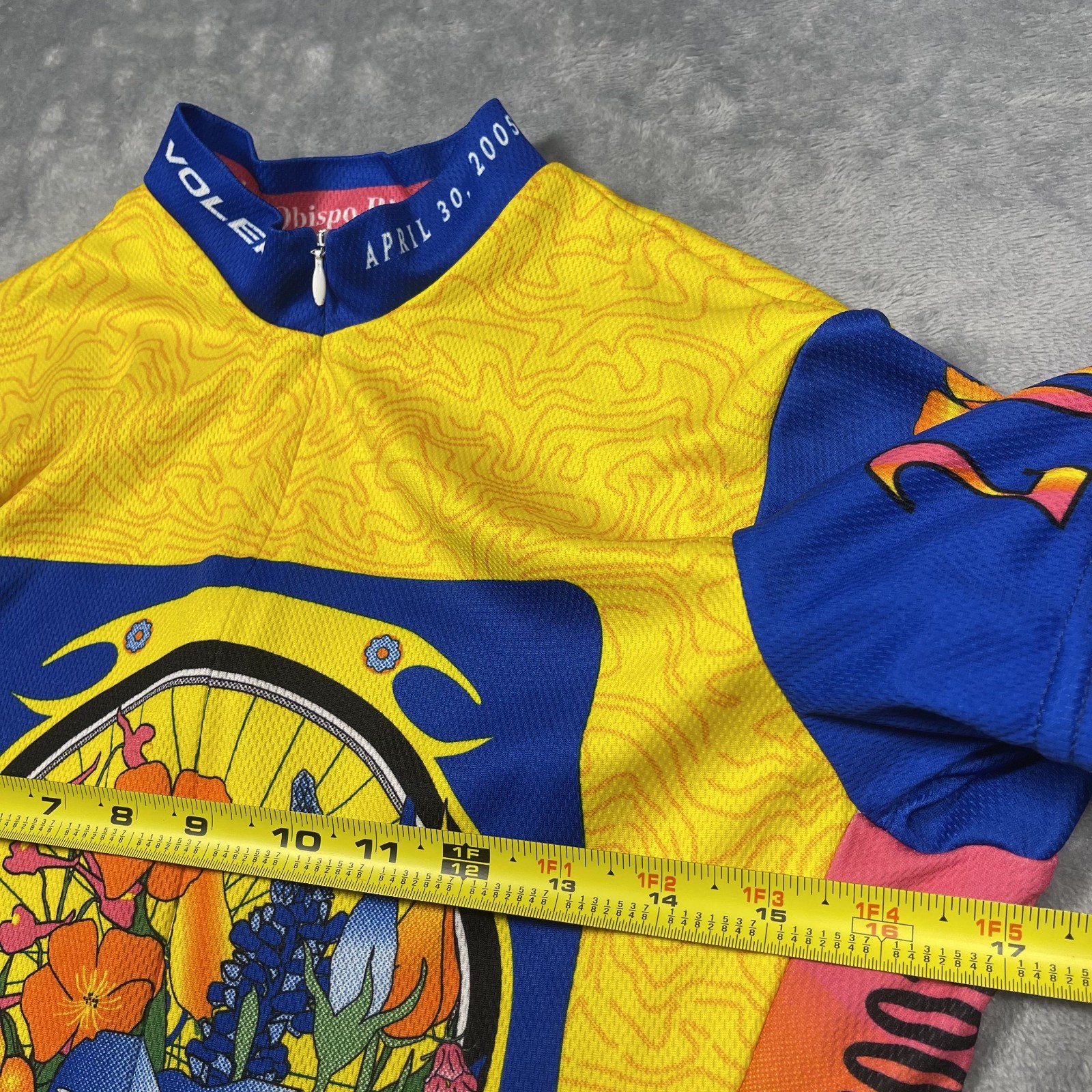 2005 Voler Wildflower Century SLOBC Cycling Jersey Women’s Small Made in USA