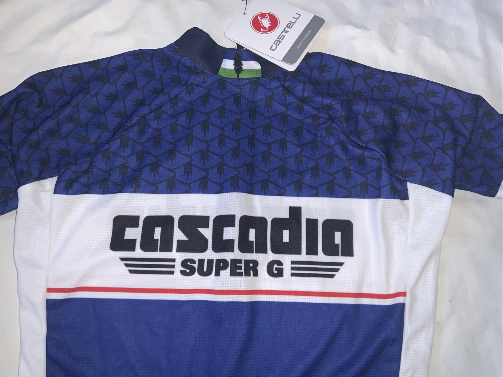 Full zip Castelli bike Cycling Bicycle Jersey mens S NW Cascadia Super G