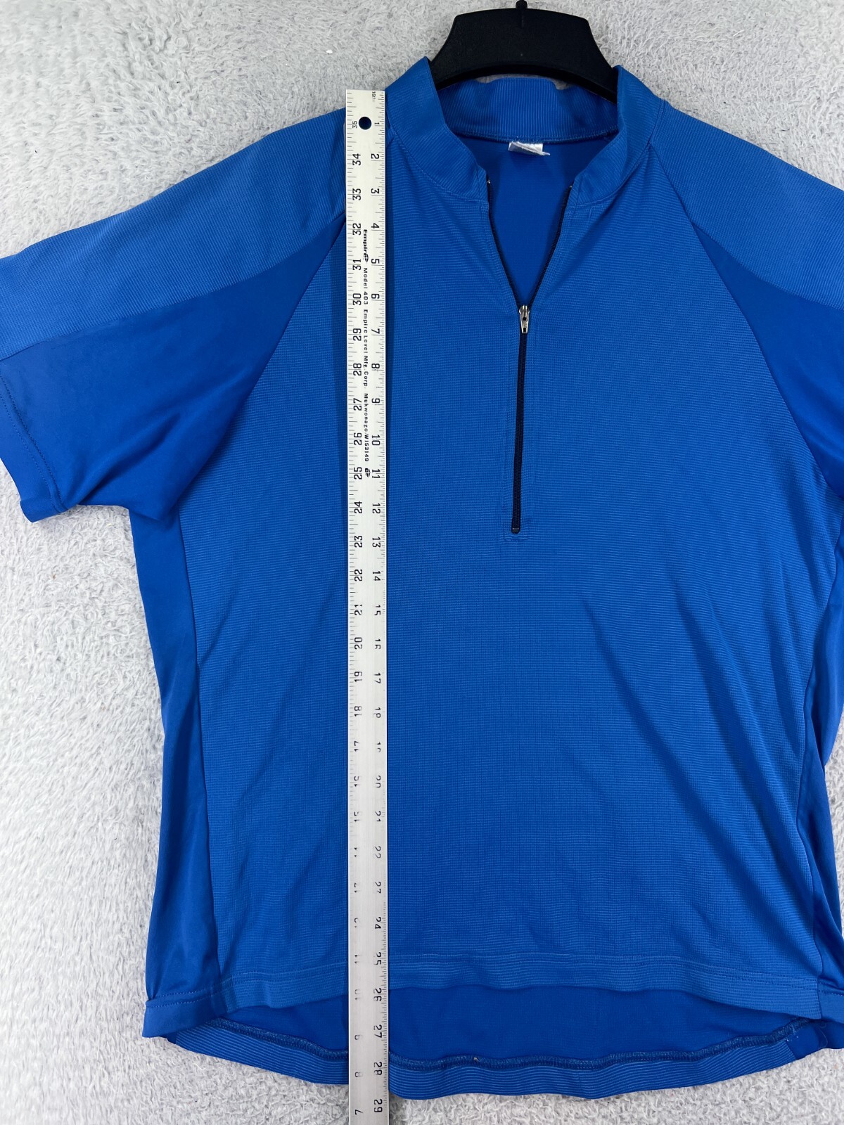 VINTAGE Patagonia Cycling Jersey Adult Extra Large Blue 1/2 Zip Polyester