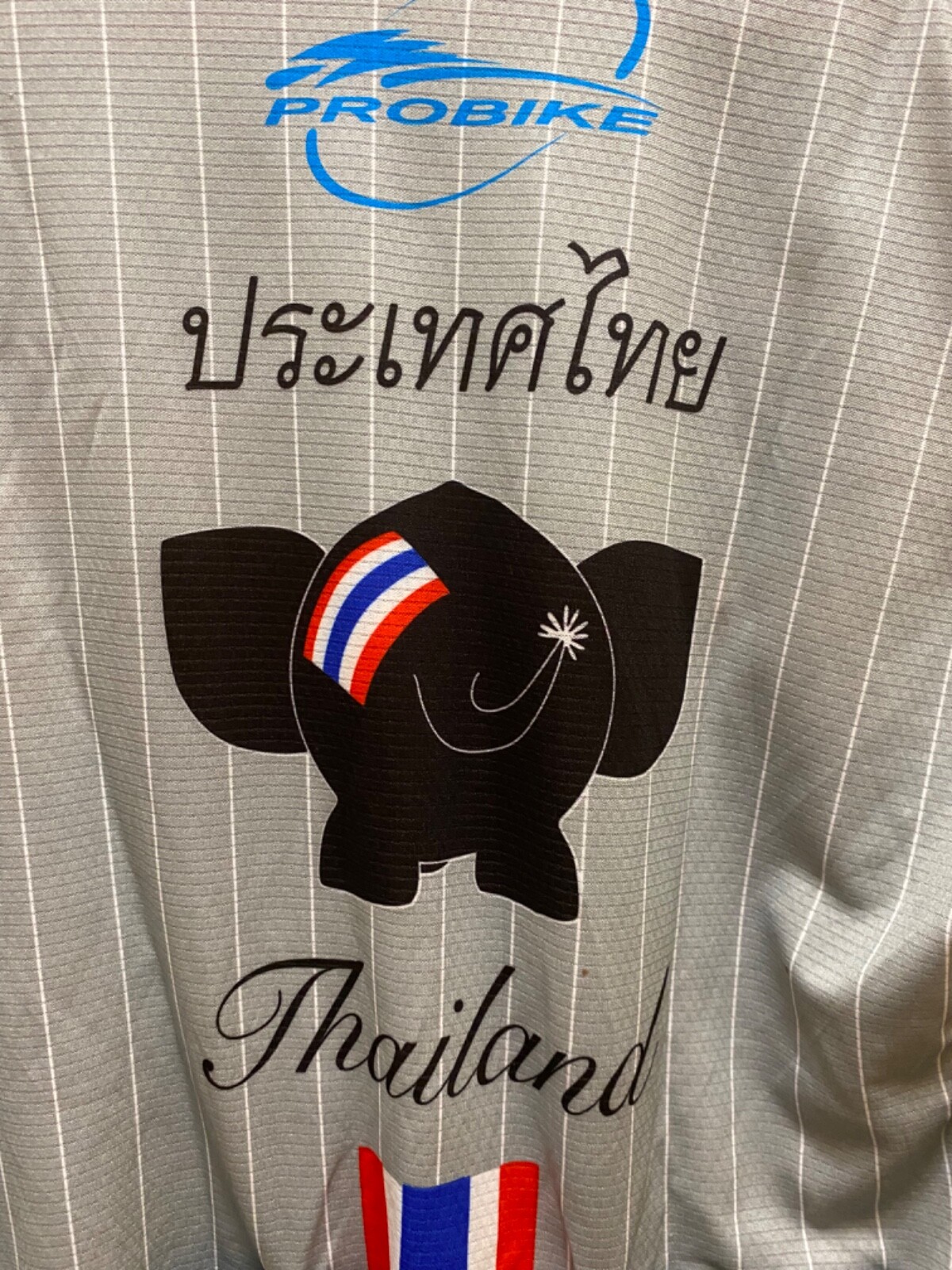 WWW.PROBIKE.CO.TH THAILAND Cycling Jersey Men’s XL Full Zip Short Sleeve bicycle
