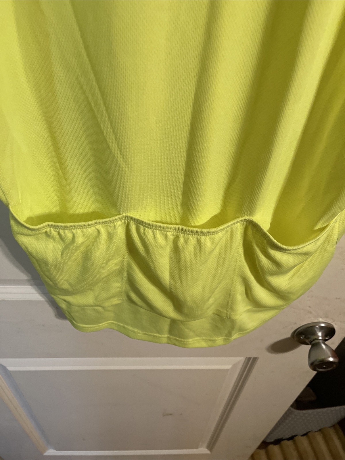4ucycling Mens Short Sleeve Shirt Bike Fluorescent Green XL
