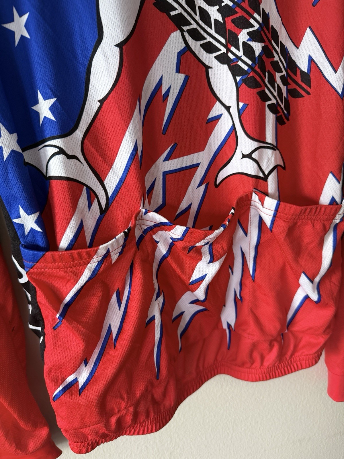 Vtg VOmax Las Vegas “Toad” Long Sleeve Cycling Jersey – Size Medium