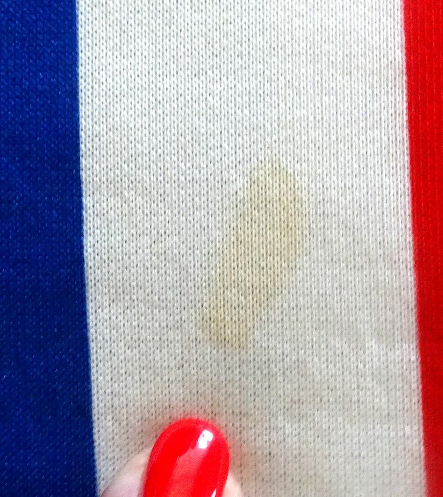 Vintage Sz III Italian Cycling Jersey Patriotic Design Synthetic Red White Blue
