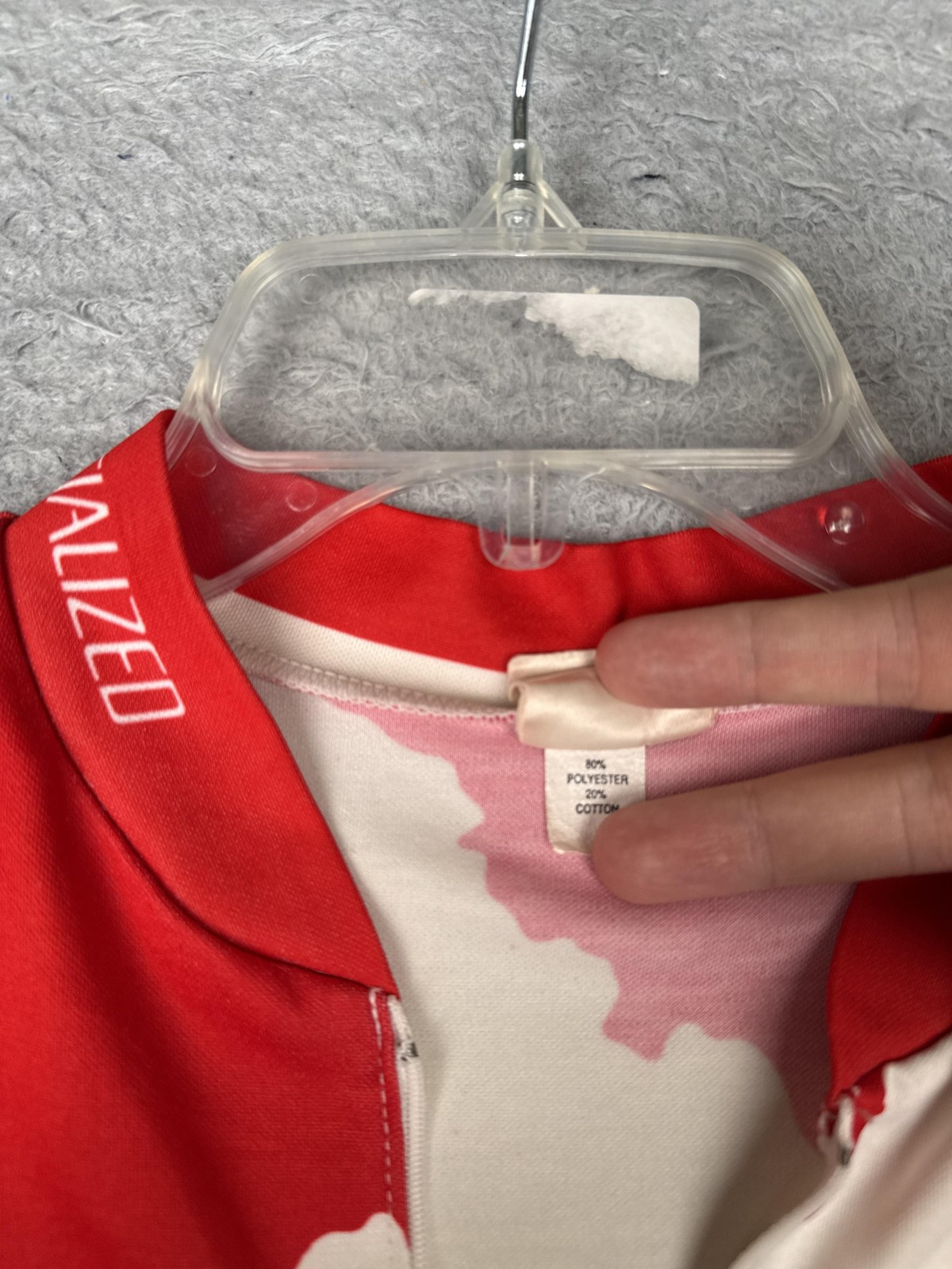 VINTAGE Aussie Cycling Jersey Men Medium Red Yellow Graphic 1/4 Zip Pockets Bike