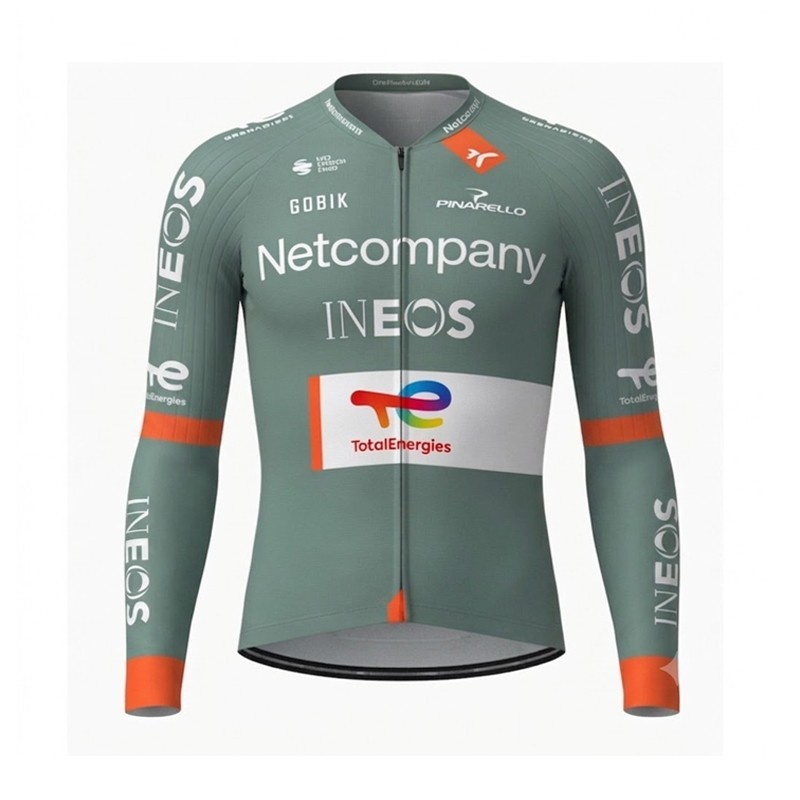 2026 UAE Men’s Cycling Long Sleeve Jerseys Cycling Jersey Tops Bicycle Jersey