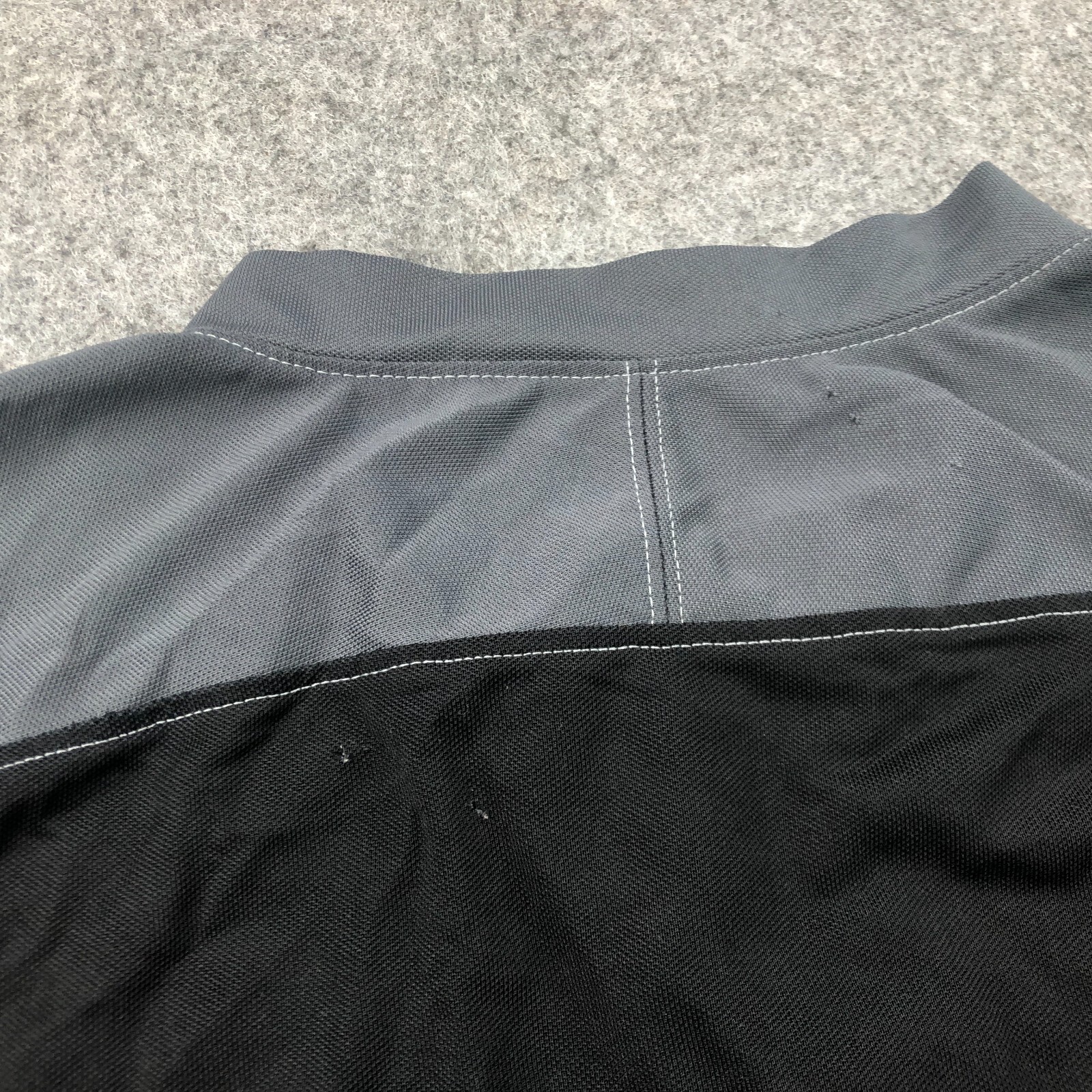 Vintage Fox Cycling Jersey Mens Medium Black Gray Short Sleeve Full Zip Pockets