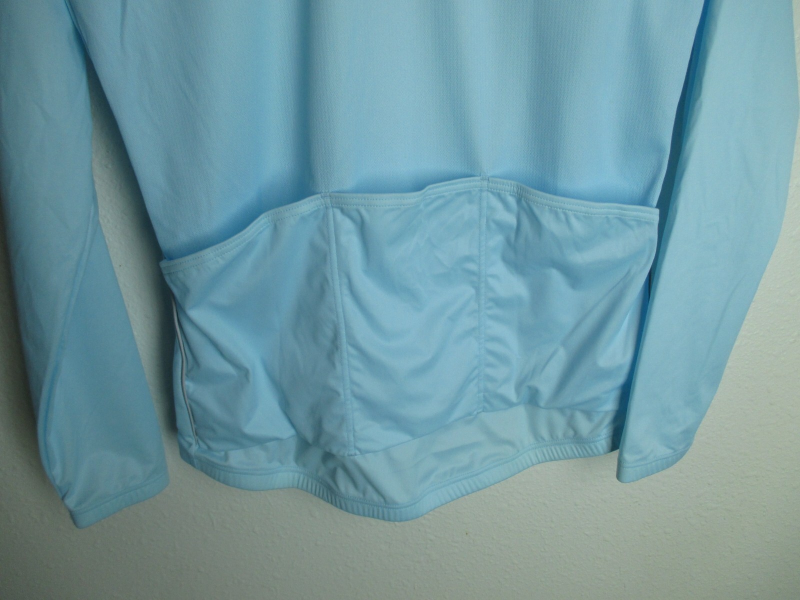 Pearl Izumi jersey Jacket cycling top full zipper Light Blue Women S NWOT Nylon