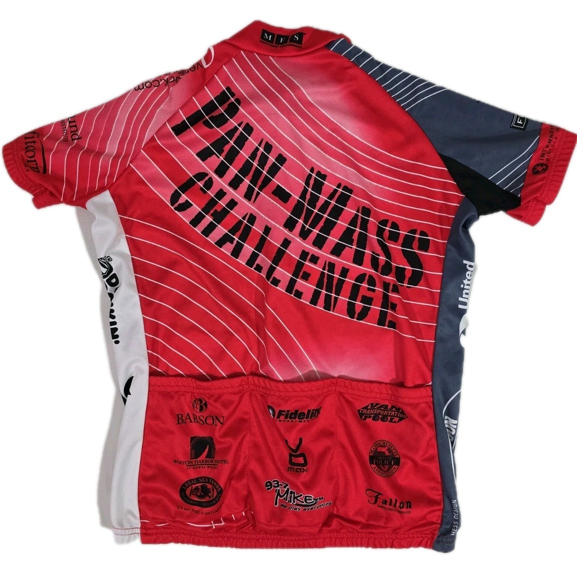 VOmax Pan Mass Challenge 30th Ride PMC 2009 Cycling Jersey 3/4 Zip Womens Size M