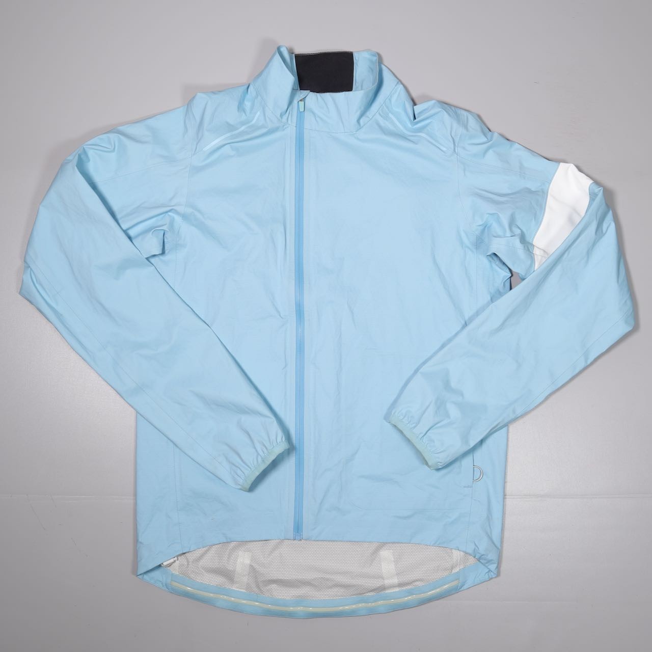 Rapha Core Cycling Rain Jacket Blue 100% Nylon Full Zip Women’s size Small