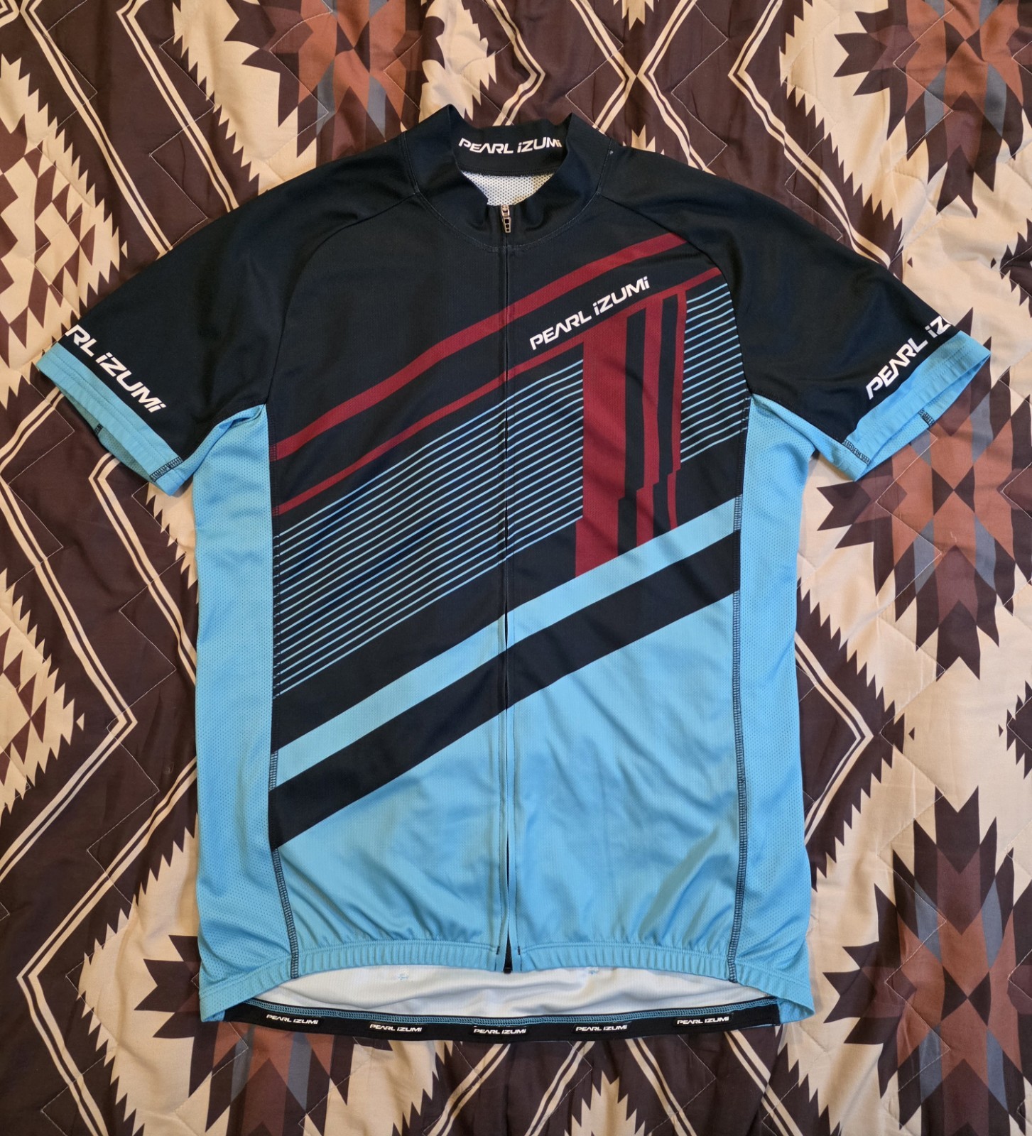 Pearl Izumi Elite Escape LTD Jersey Cycling Bicycle Full Zip Multicolored XL