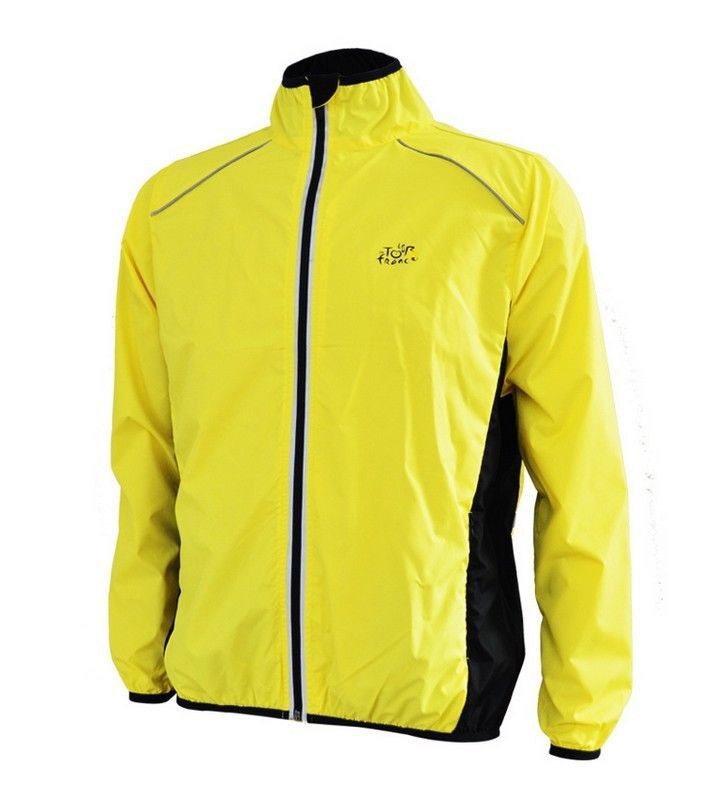 Mens Women Windproof Long Sleeve Cycling Jacket Jersey Bike Wind Rain Coat US