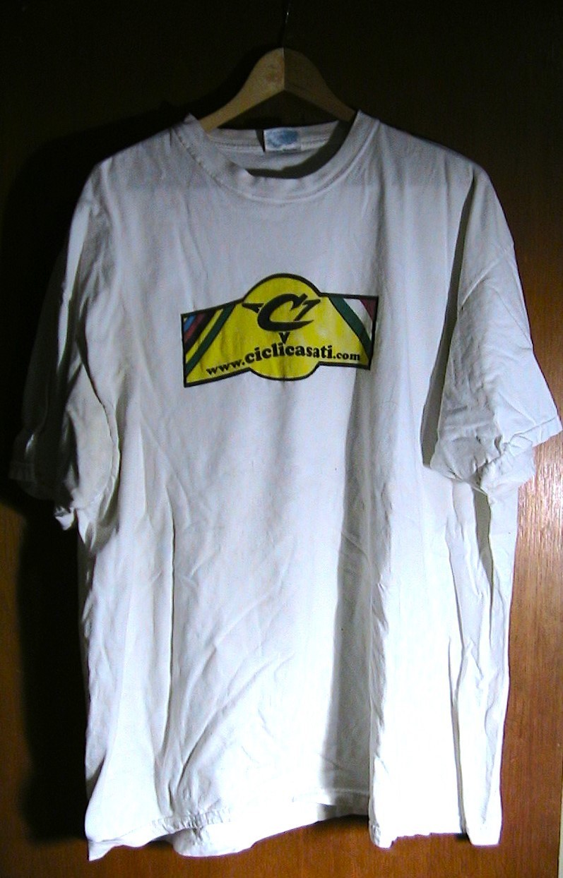 VINTAGE FOUR (4) Pre-owned Casati Cycles T-shirts Hanes 100% Cotton Beefy T 2XL
