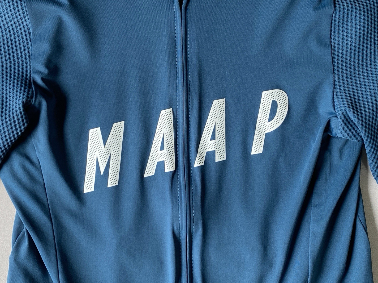 MAAP Encore Pro Base Short-Sleeve Cycling Jersey-Men S-Slate Blue-Made in Italy