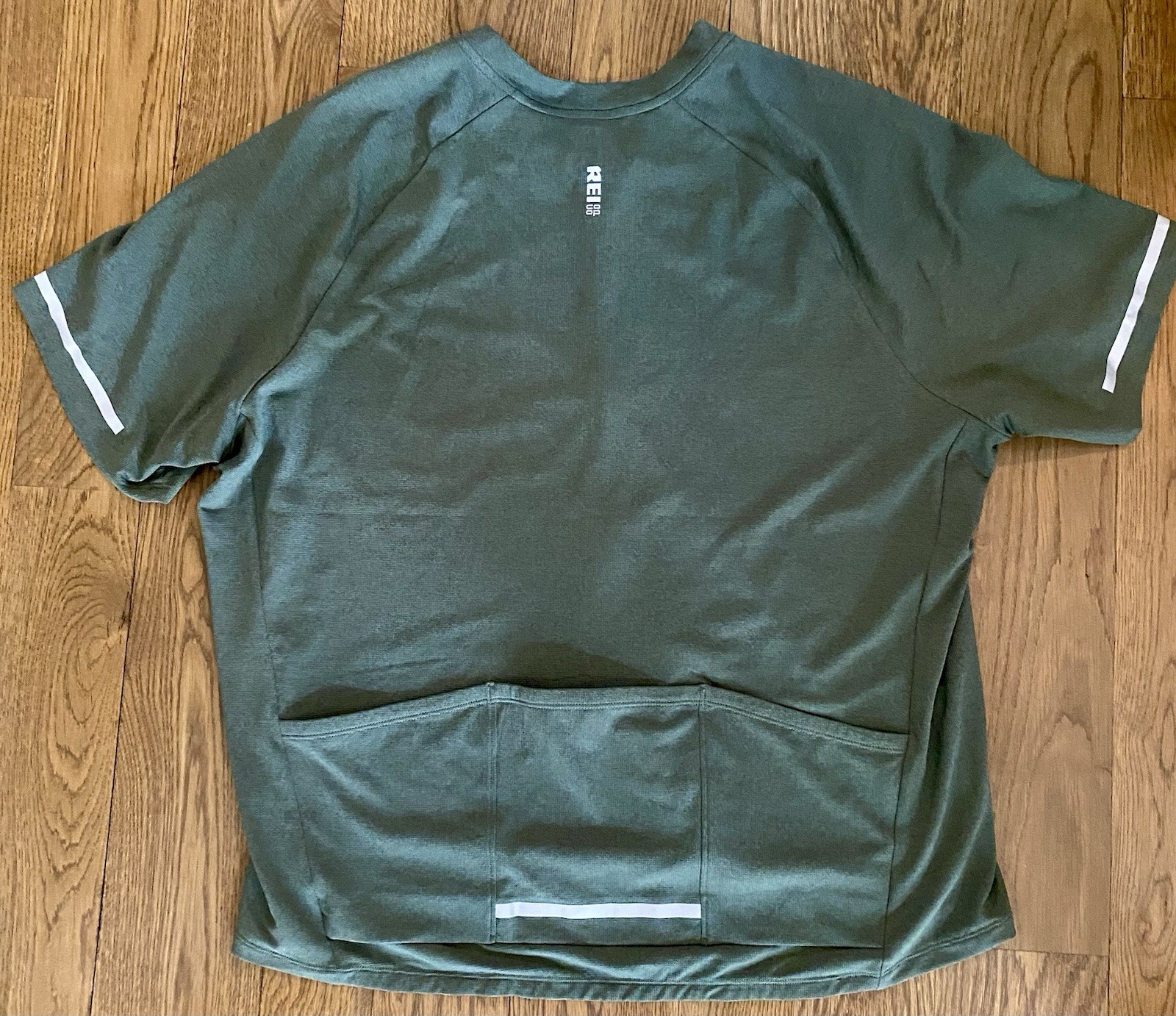 REI Co-op Junction Full Zip Cycling Jersey Green XXL