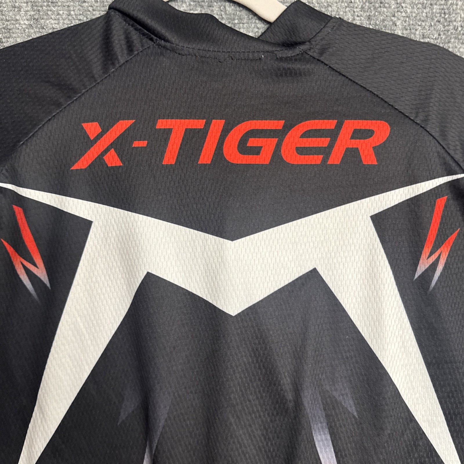 X-Tiger Cycling Jersey Men’s XXL Full Zip Short Sleeve Tagless Bike Shirt