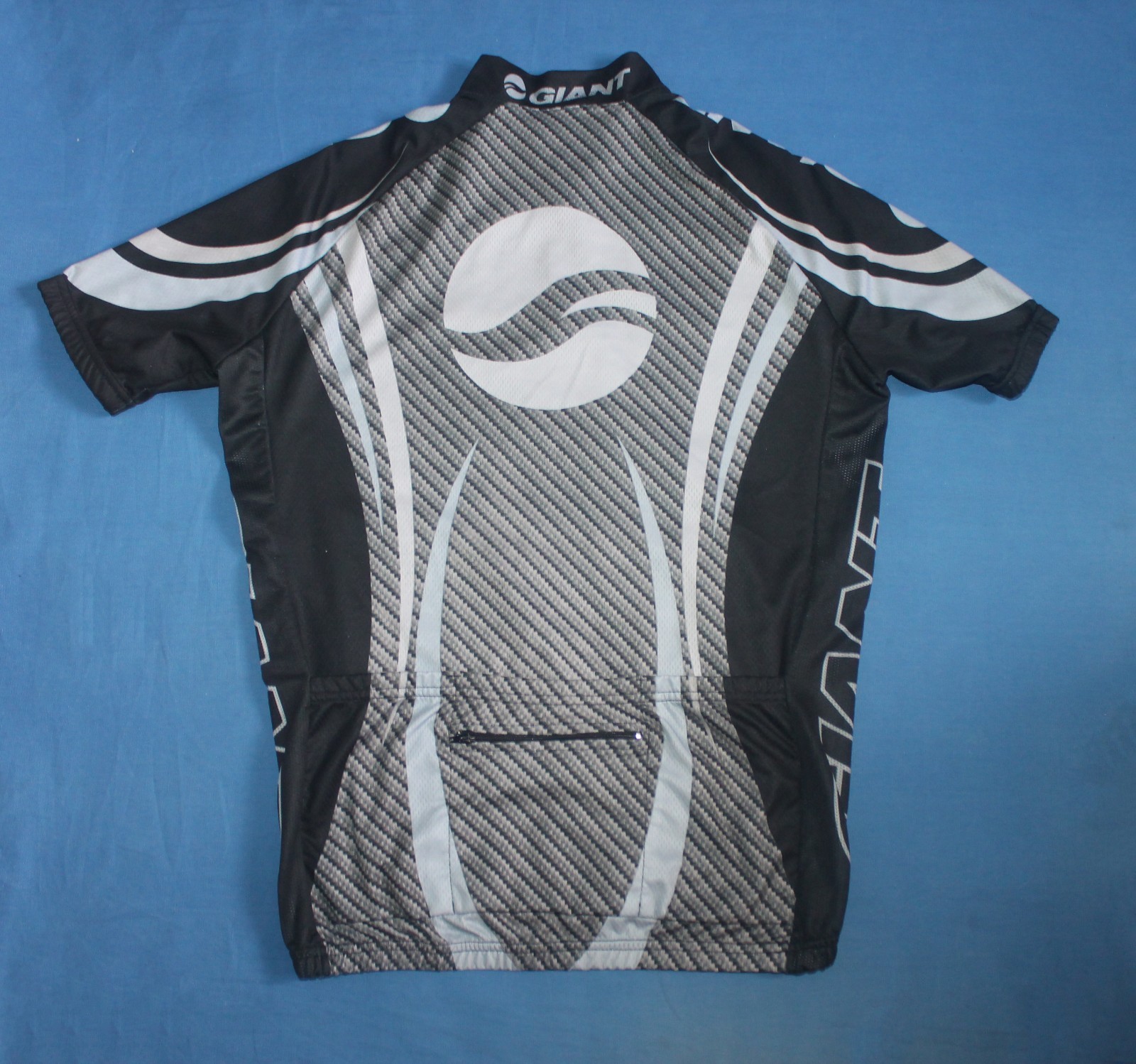 Giant Cycling Jersey Black Gray White Short Sleeve Bike Riding Racing Training