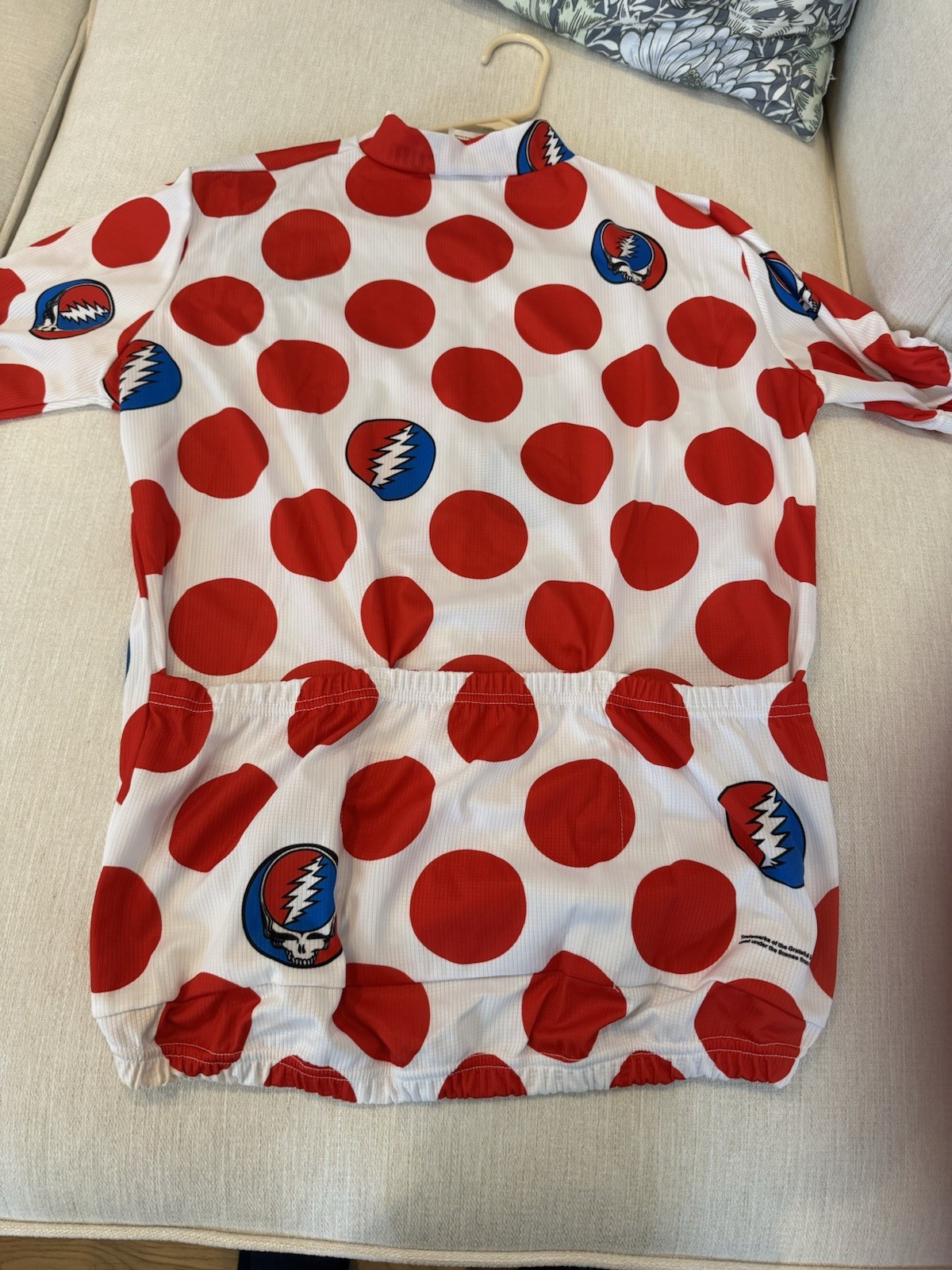 Grateful Dead Ride7B Cycling Jerseys, Set of Six in M, free socks with B.I.N.