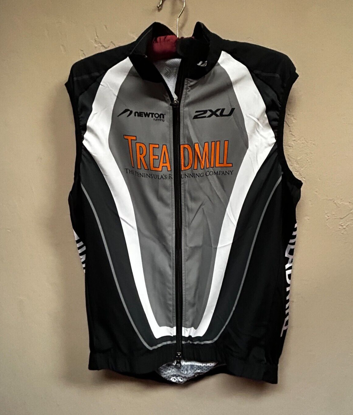 Jakroo Zip Front Sleeveless Cycling Jersey Treadmill Patagonia Colorblock Medium