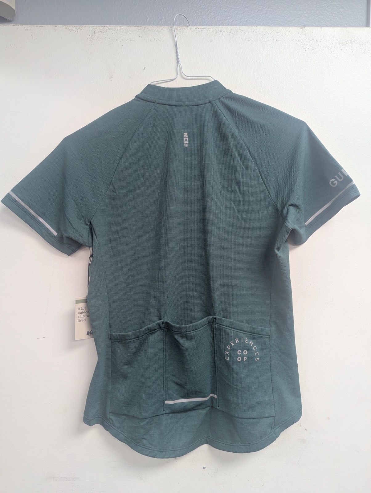 REI Co-op Guide Women’s NEW Full Zip Cycling Jersey Green Medium