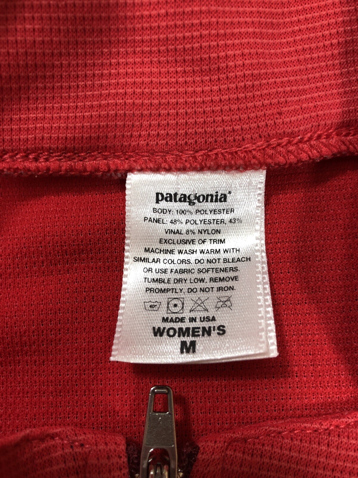 Patagonia Performance 1/2 Zip Short Sleeve Cycling Jersey (Womens Medium)