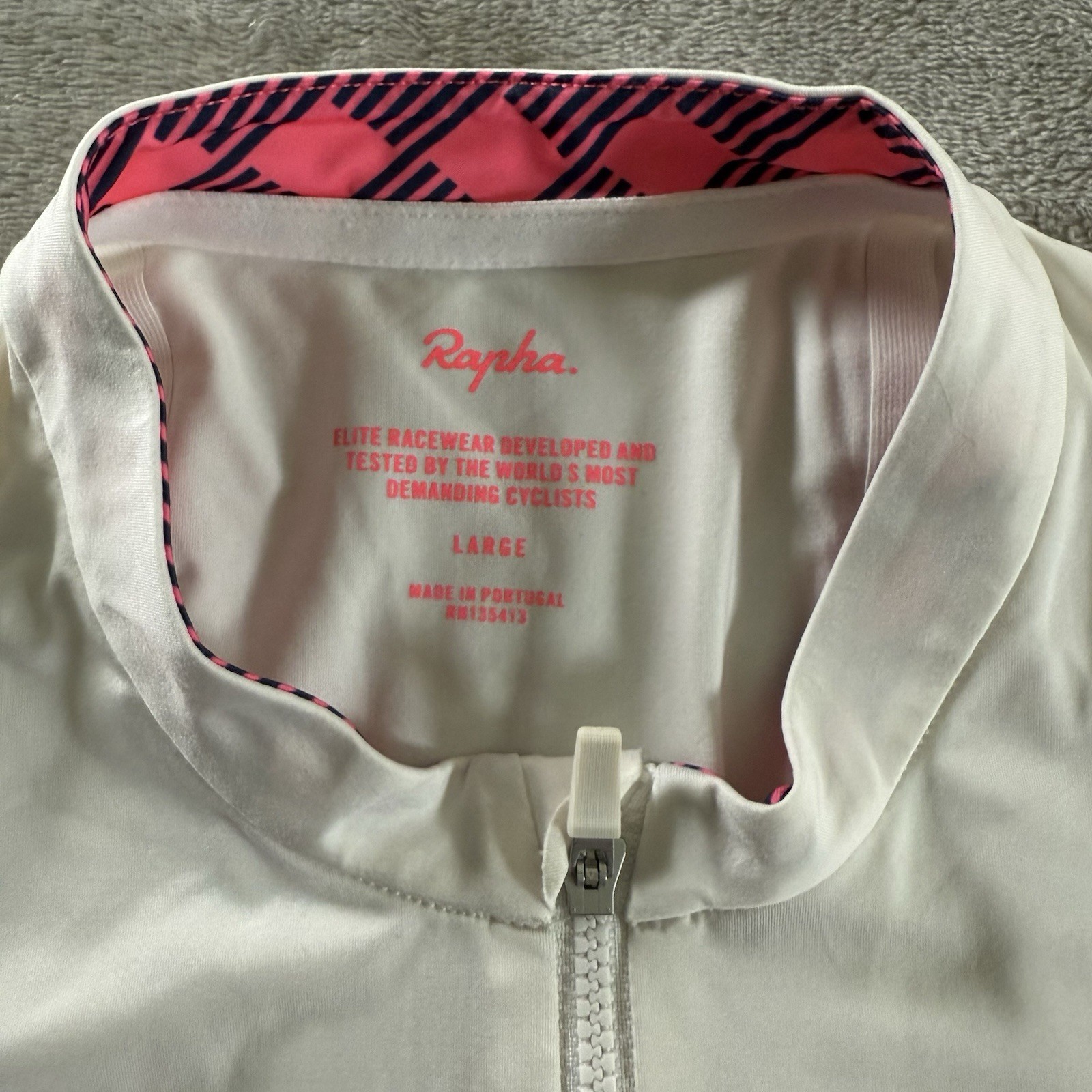 Rapha Size L Limited Men’s EF Education Pro Team Training Jersey Large White