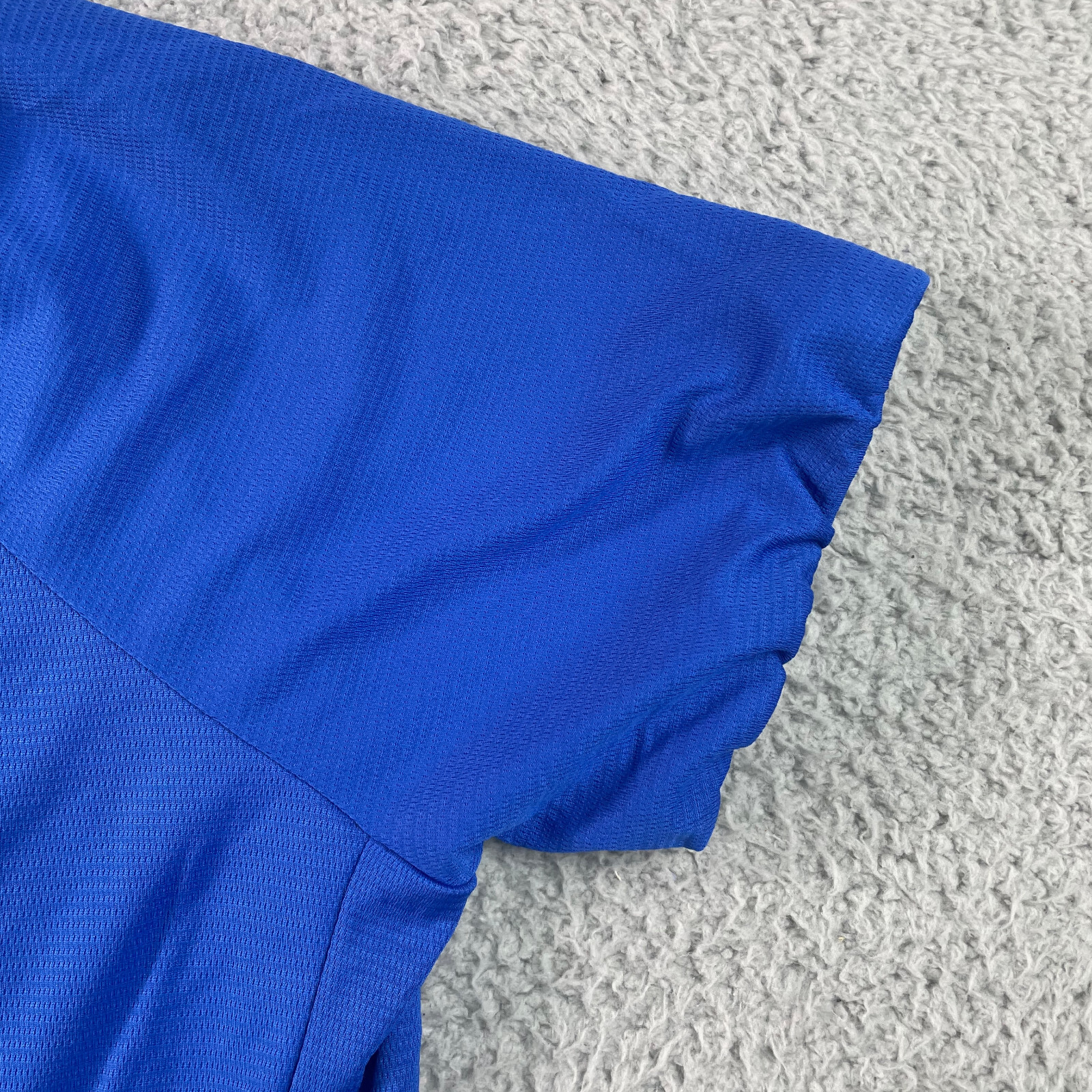 REI Cycle Jersey Men’s L Made in USA Blue Short Sleeve Lightweight Performance*