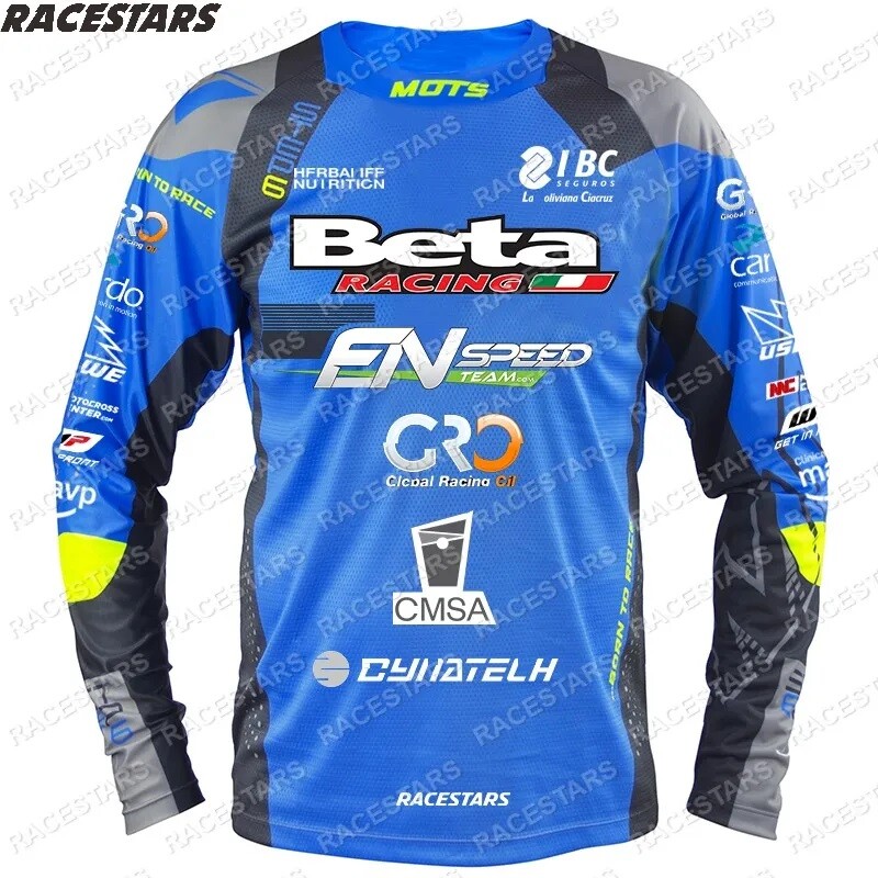 Beta Enduro Dirt Bike Moto Motocross Long Sleeve Racing Off-Road MTB Shirts