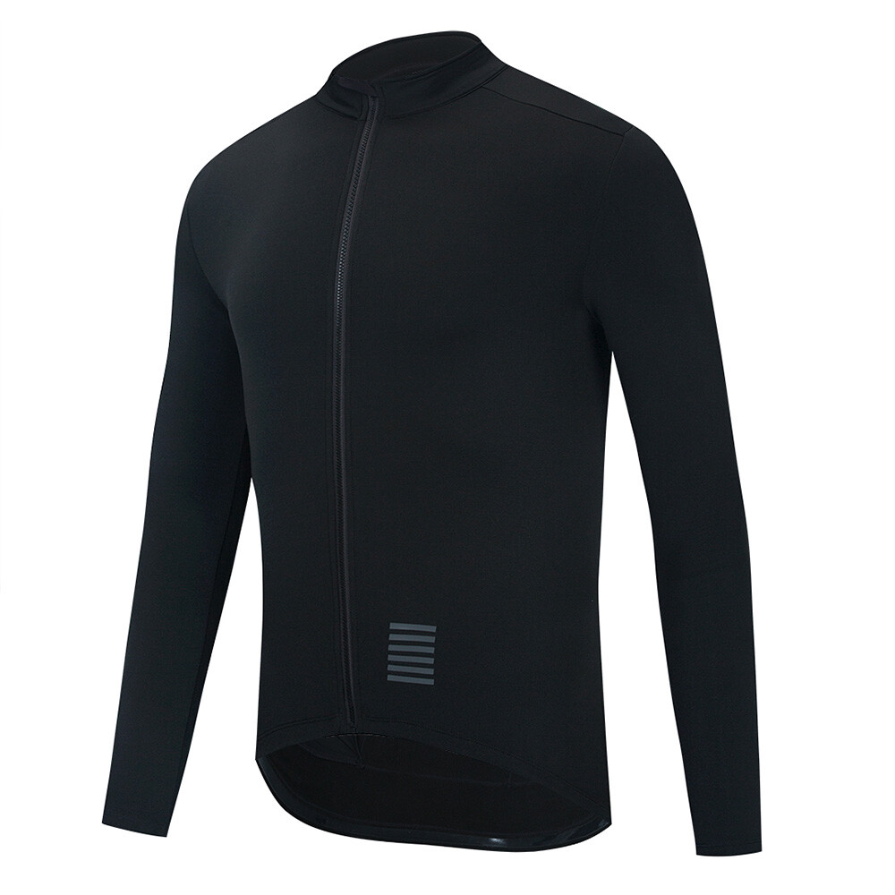 Winter Cycling Jersey Men’s Long Sleeve Tops Thermal Fleece Road Bike Jacket MTB