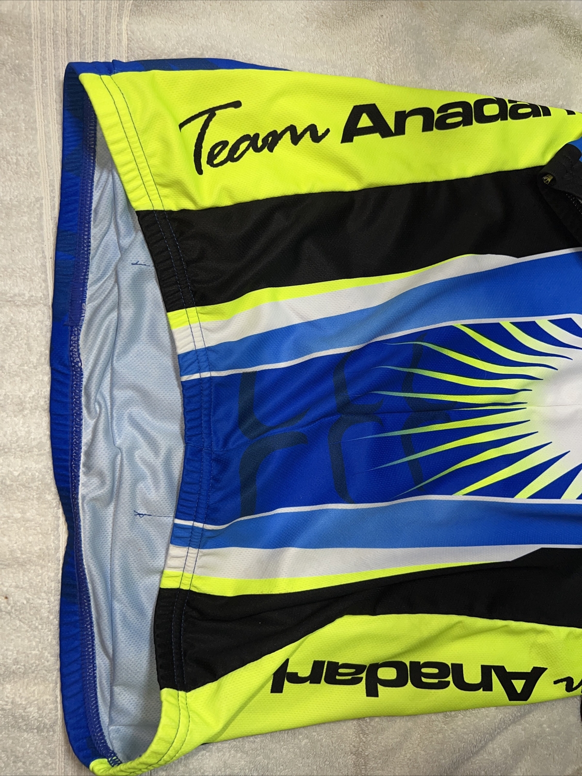 Preowned Vomax Anadarko 2004 Cycling Shirt Size L USA Made