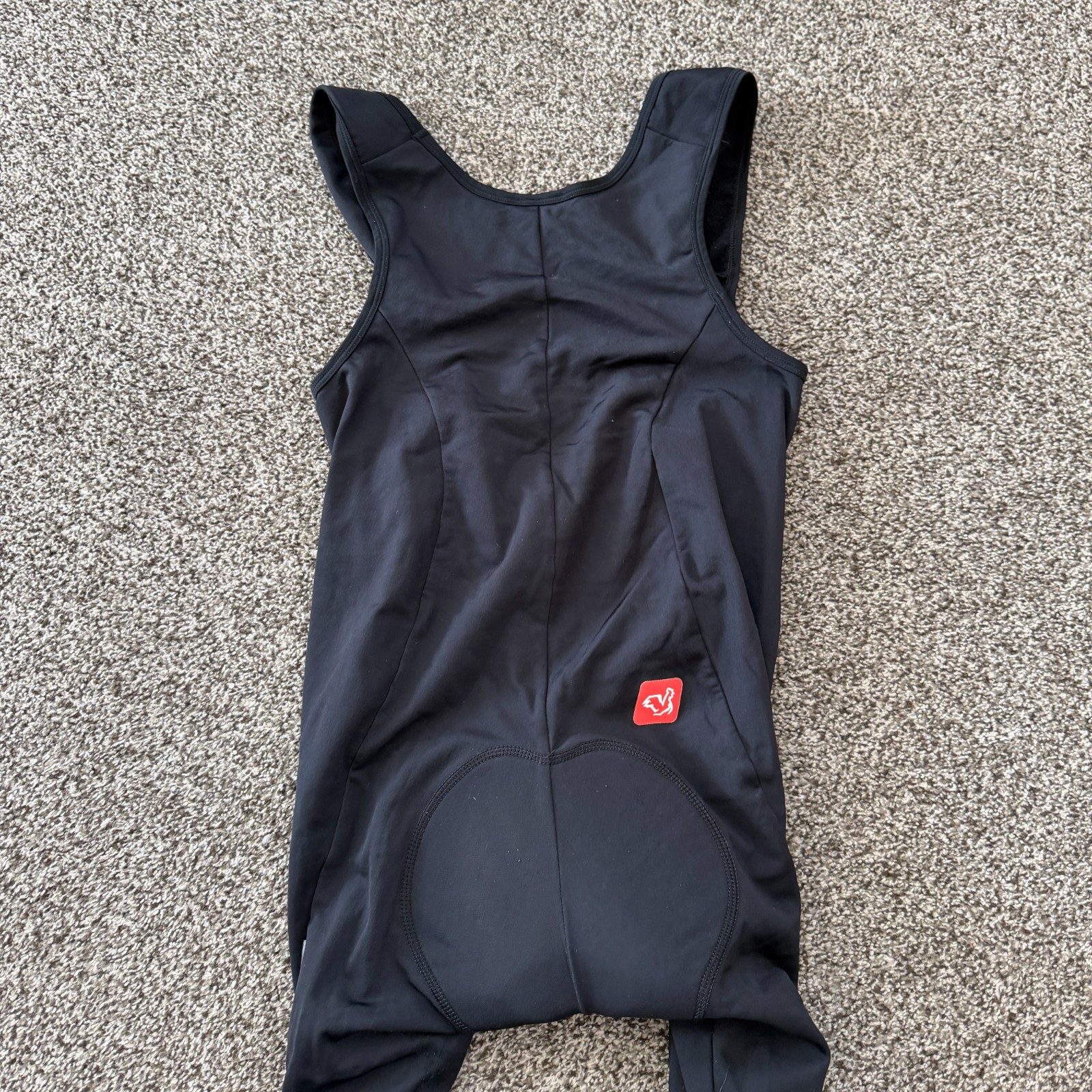 De Marchi Thermal Fleece Winter Bib Tights Men’s Size Small Black Padded Cycling