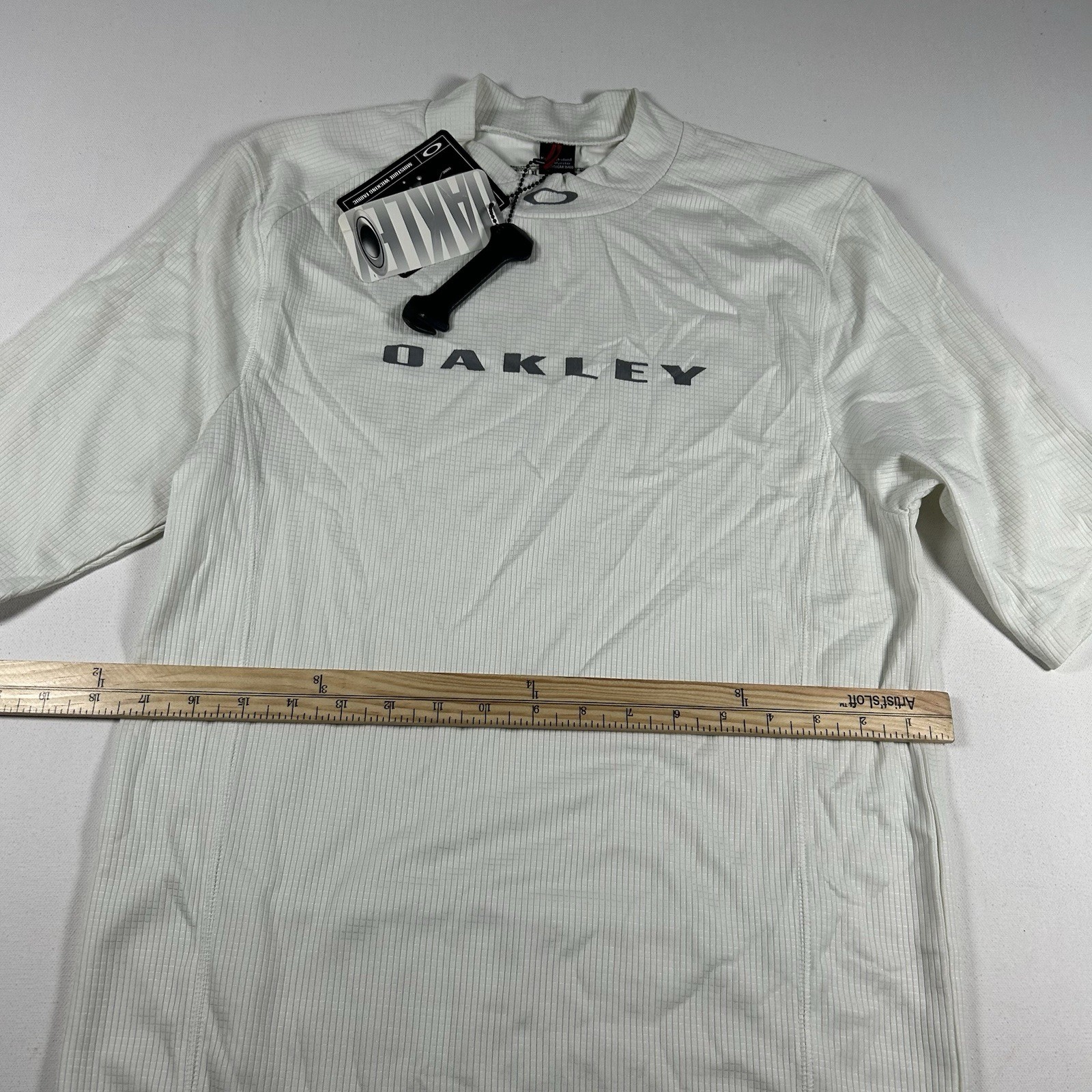 New Oakley Cycling Jersey • Bike Shirt • Mens XL • Cement Color • Tire Tool