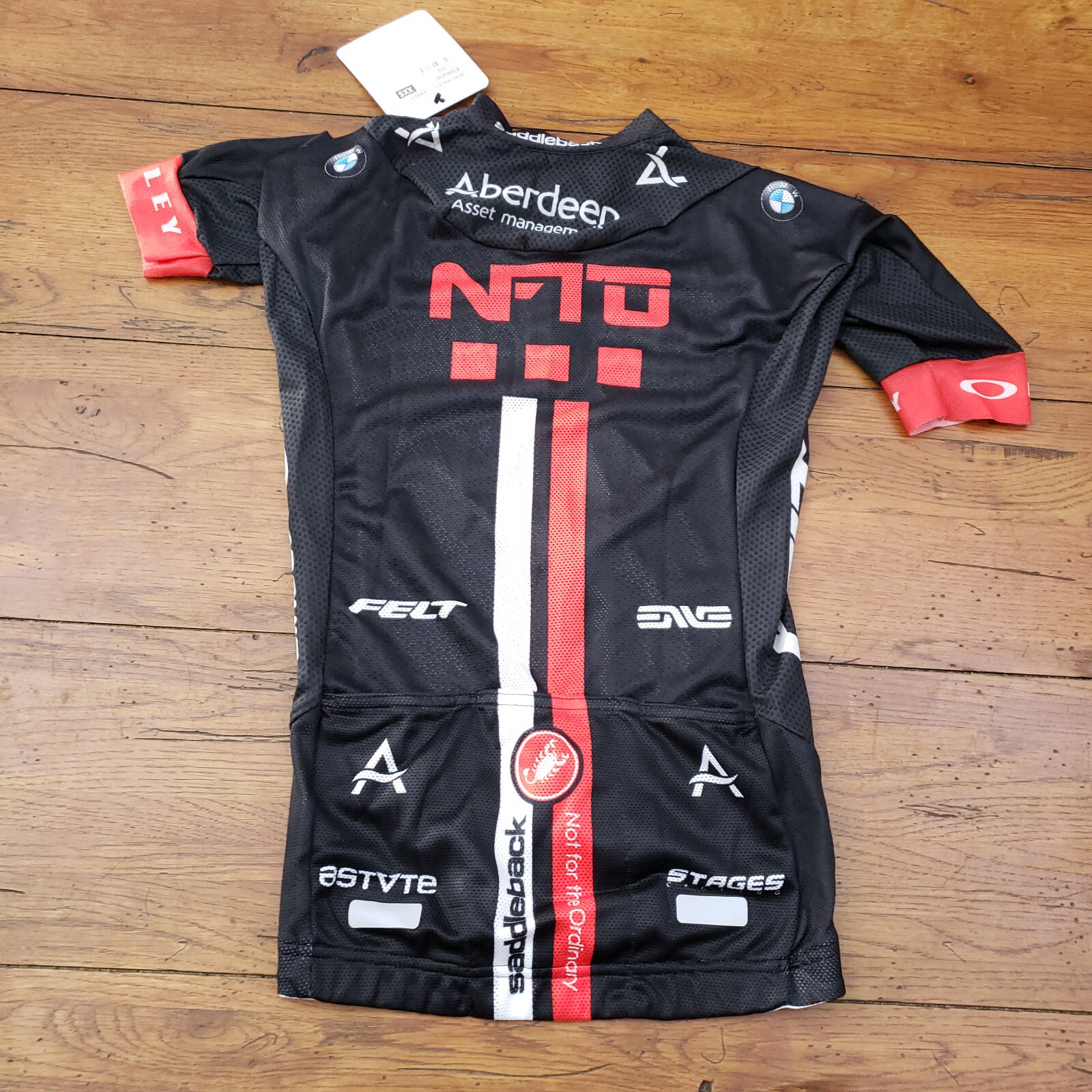 Castelli Mens XXS Cycling Jersey Aero Race 5.1 SS Road Bike Team NFTO 2XS