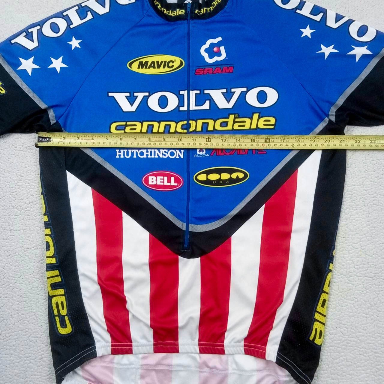 RARE VTG 1999 VOLVO Cannondale Brian Lopes US Nat’l Champ Cycling Jersey Size L