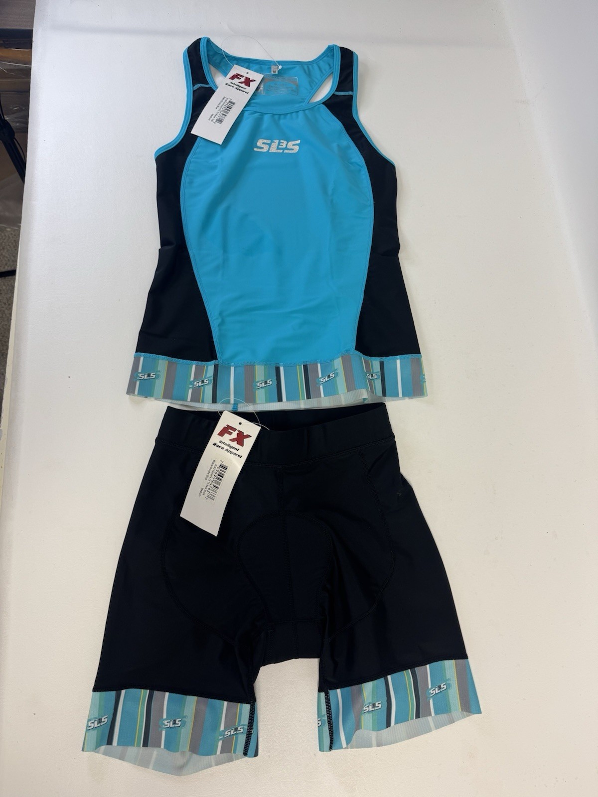 SLS3 Women’s FX Tri Race Top & Short Set Medium German Designed NWT