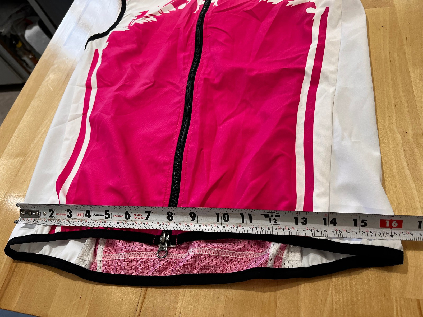 Epic Silver Spokes Graphic PINK WHITE Sleeveless Zip Cycling Jersey Vest Women S